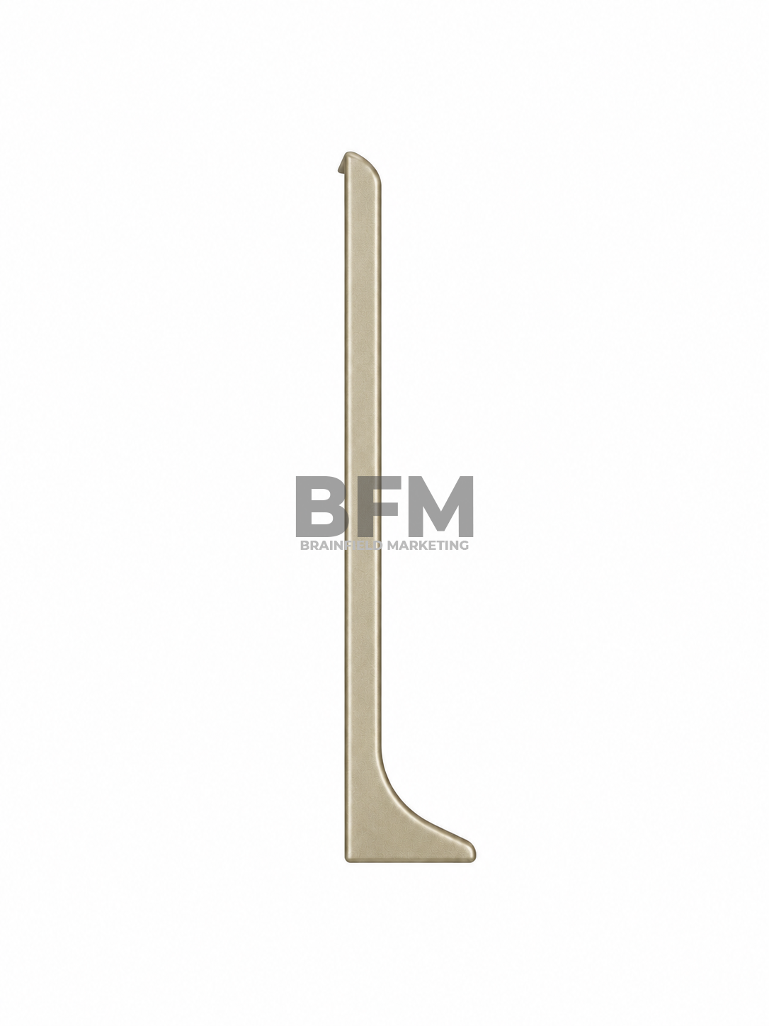 8cm Aluminum Baseboard Accessories – Champagne Gold