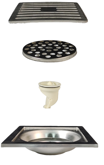 Stainless steel floor drain