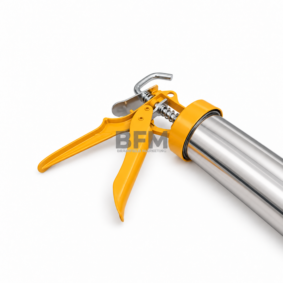 Enclosed Barrel Sealant Gun – Yellow & Silver