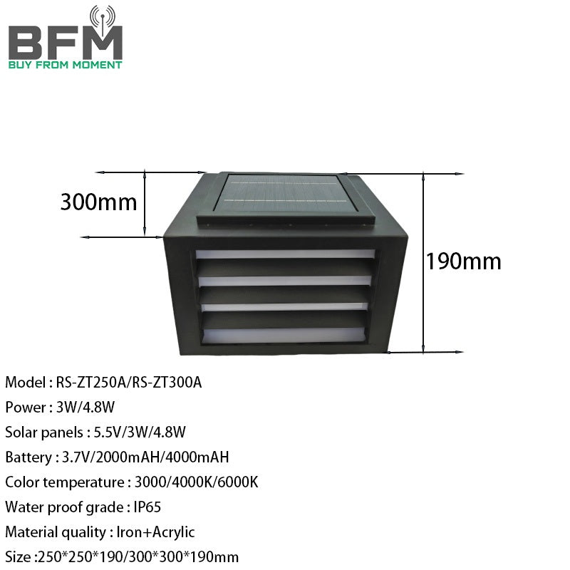 Solar light RS-ZT250-A / RS-ZT300-A