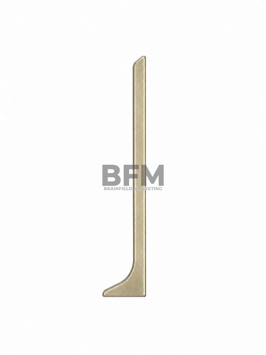 8cm Aluminum Baseboard Accessories – Champagne Gold