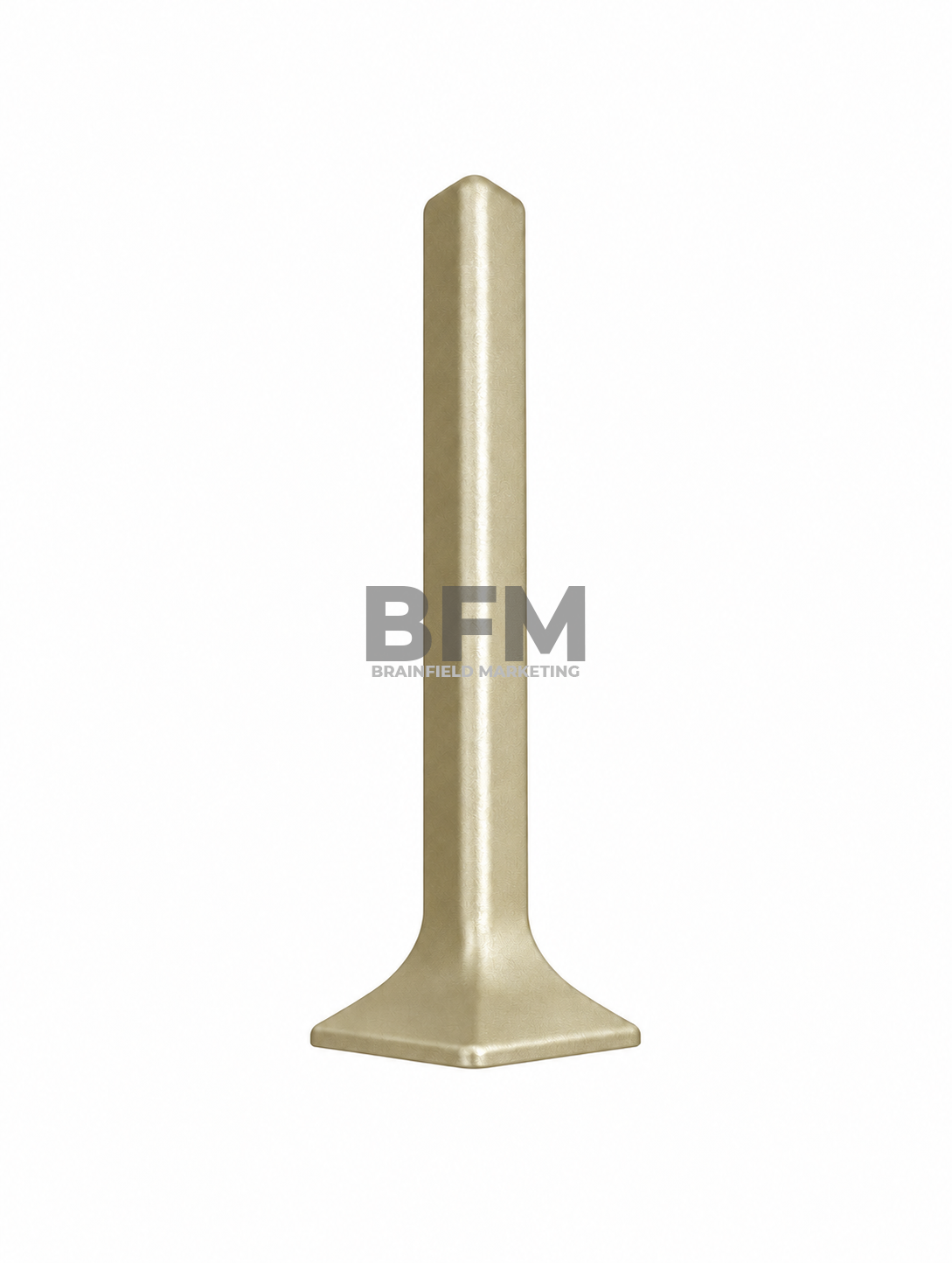 8cm Aluminum Baseboard Accessories – Champagne Gold