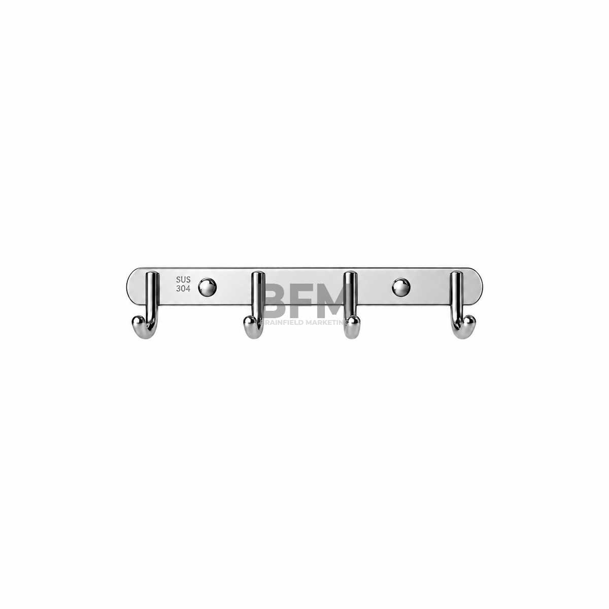 Stainless Steel Wall-Mounted Towel and Clothes Hook Rack