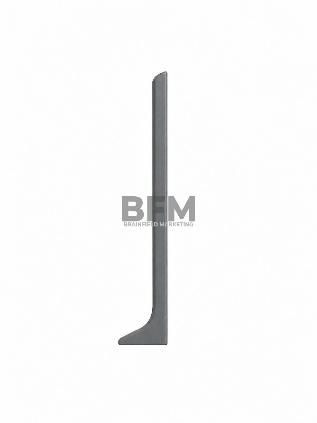 8cm Aluminum Baseboard Accessories – Slate Gray