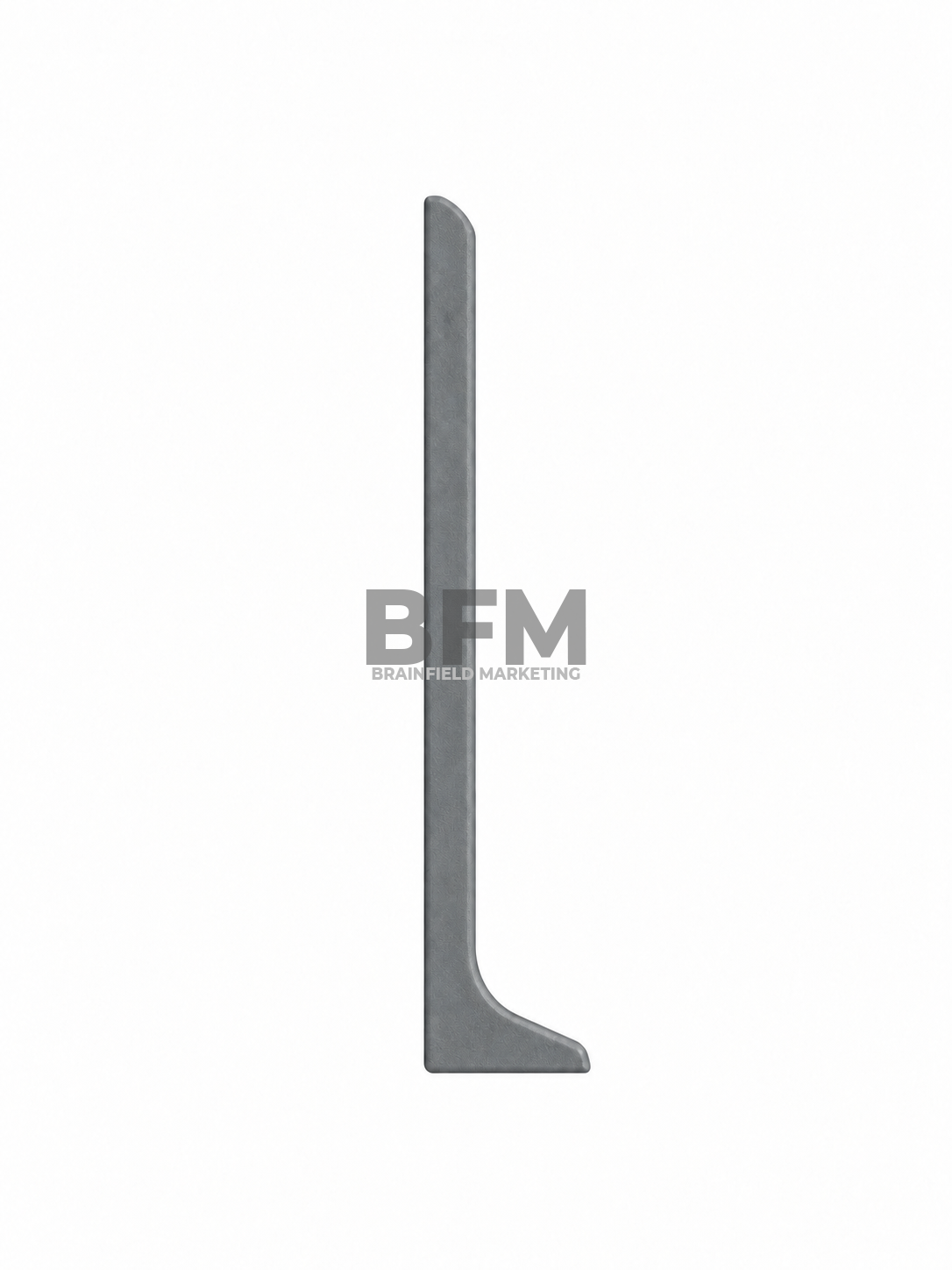 8cm Aluminum Baseboard Accessories – Slate Gray
