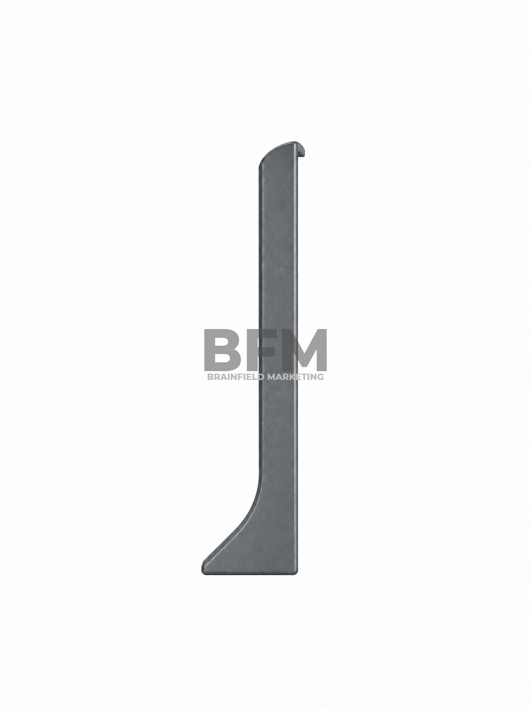 6cm Aluminum Baseboard Accessories – Graphite Gray