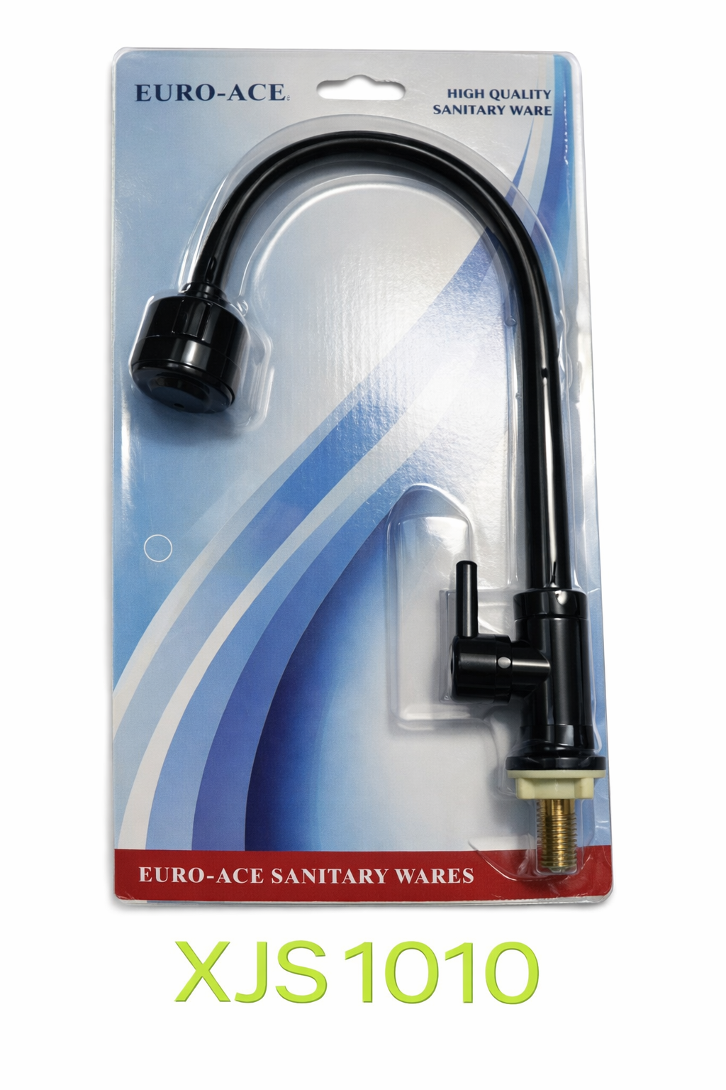 Stainless Steel Single Lever Kitchen Sink Faucet with Gooseneck Spout