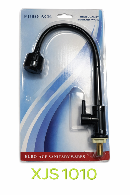 Stainless Steel Single Lever Kitchen Sink Faucet with Gooseneck Spout