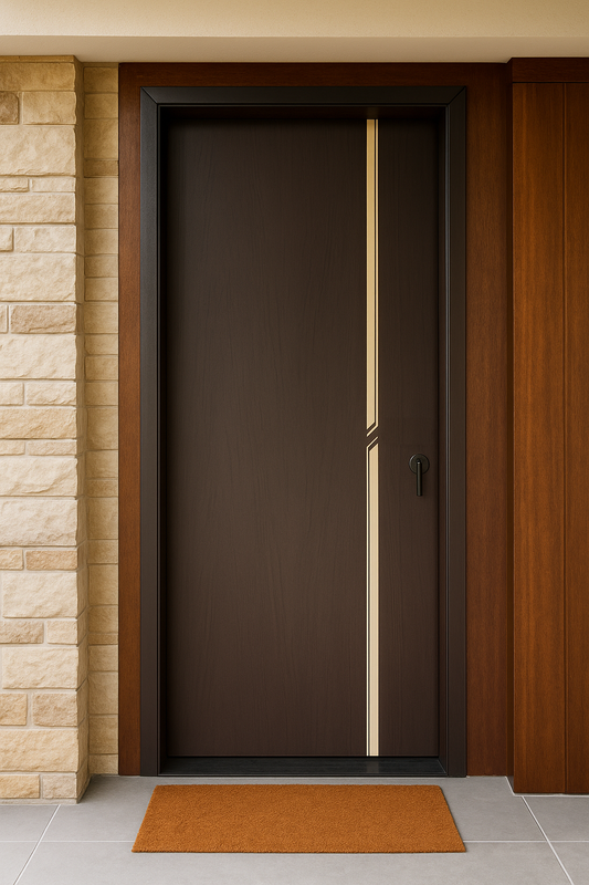 Zinc Alloy Modern Entrance Door Series