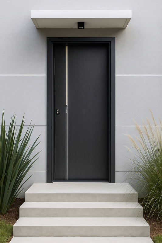 Zinc Alloy Modern Entrance Door Series