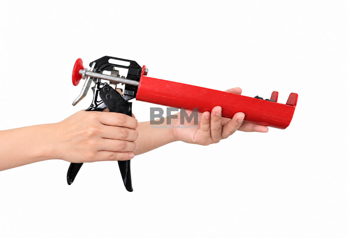 Dual Barrel Sealant & Grout Gun (Red)