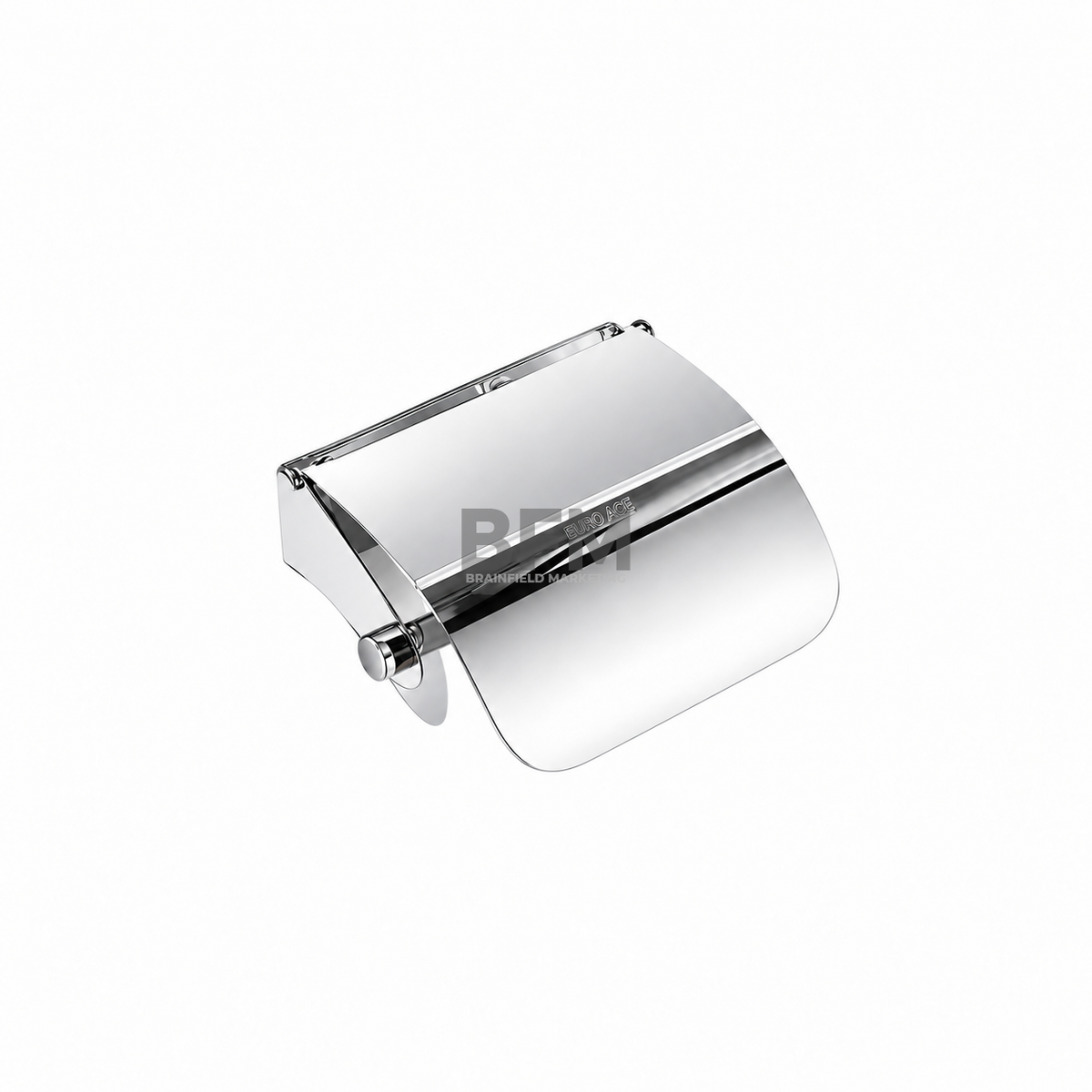 Stainless Steel Wall-Mounted Toilet Paper Holder with Cover