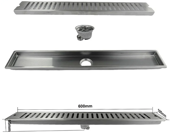 Stainless steel floor drain