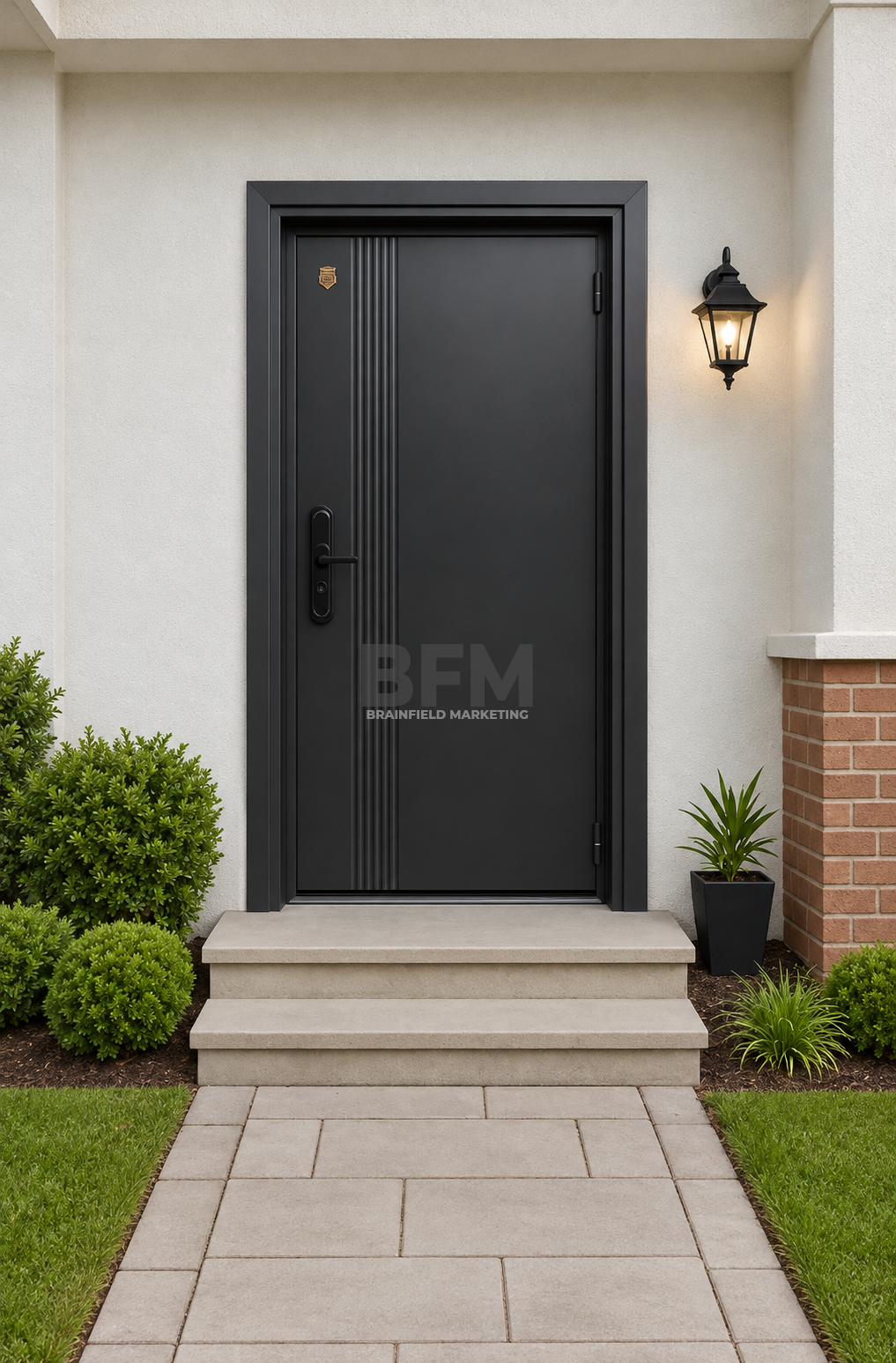 BF-2580 Modern Entrance Door