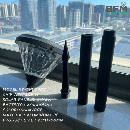 Solar light RS-CPD0907-1 / RS-CPD0907-2 (RGB)
