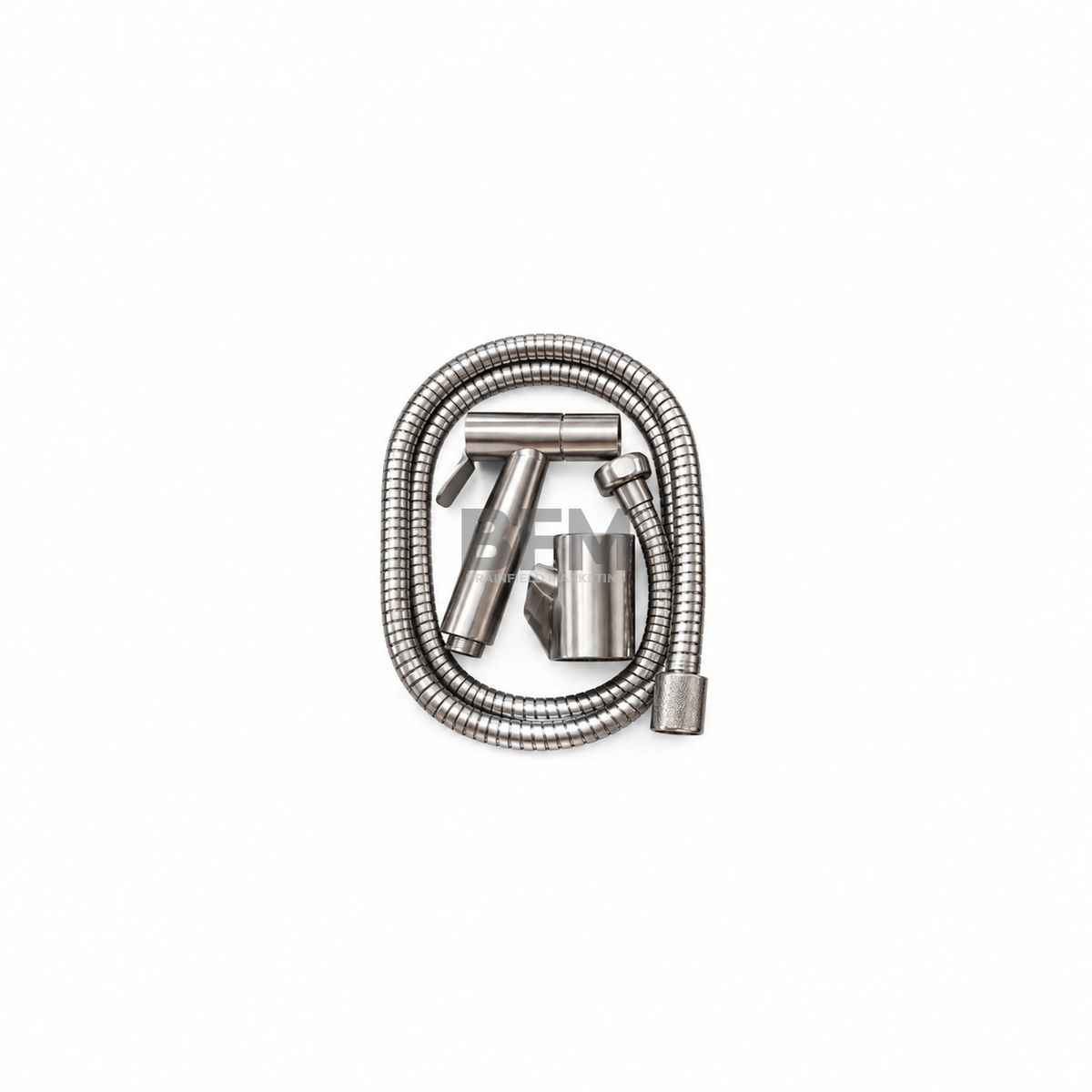 Premium Stainless Steel Handheld Bidet Sprayer Set with Hose and Wall Holder