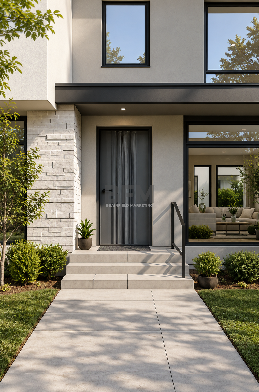 Zinc Alloy Modern Entrance Door Series