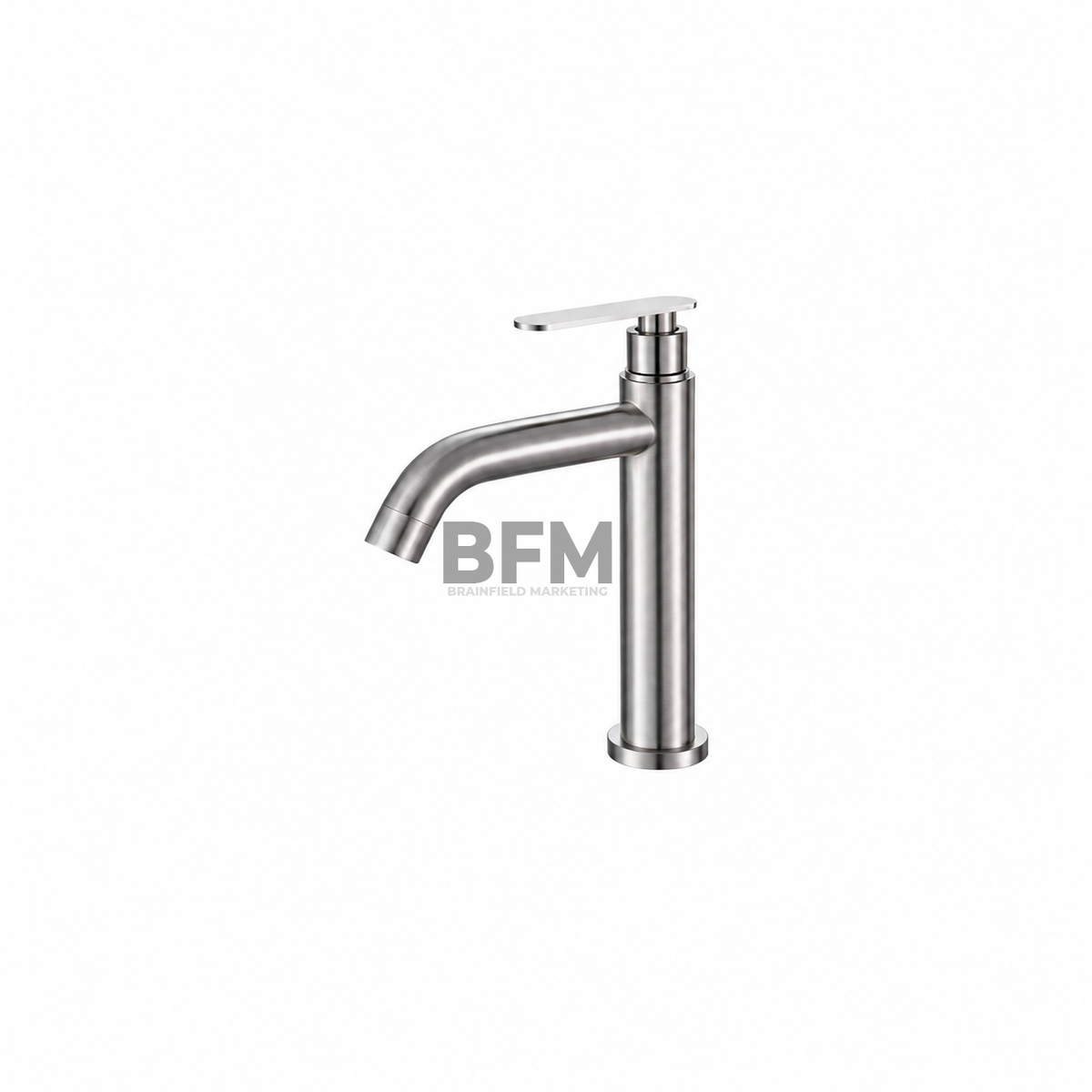 Stainless Steel Bathroom Faucet and Bib Tap Set for Sink and Toilet Use