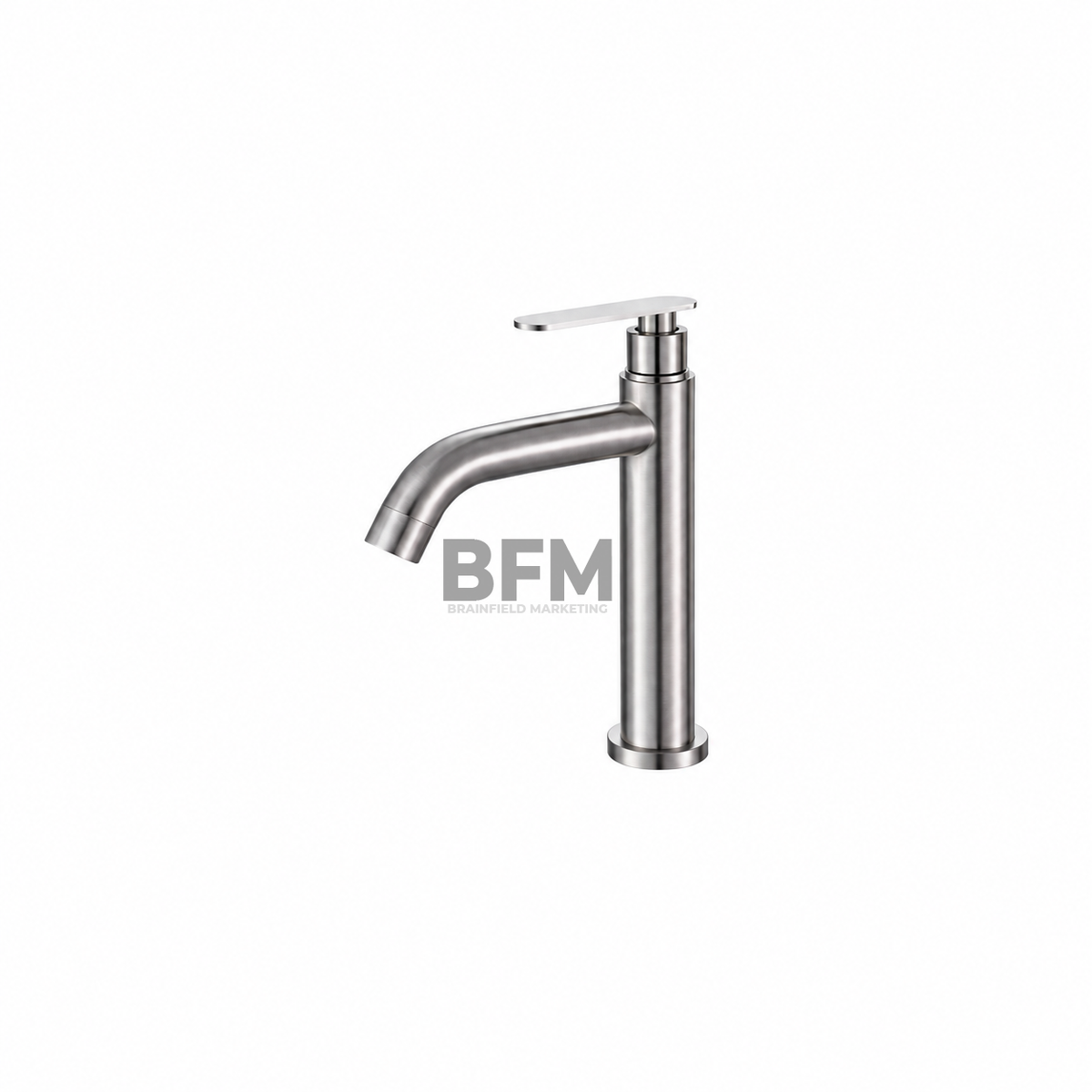 Stainless Steel Bathroom Faucet and Bib Tap Set for Sink and Toilet Use