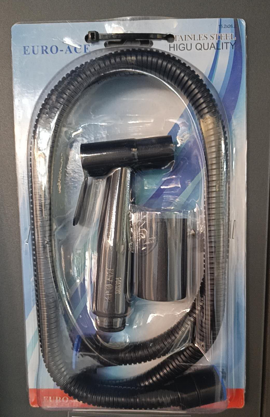 Premium Stainless Steel Handheld Bidet Sprayer Set with Hose and Wall Holder