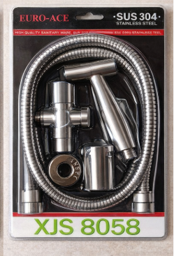Premium Stainless Steel Handheld Bidet Sprayer Set with Hose and Wall Holder
