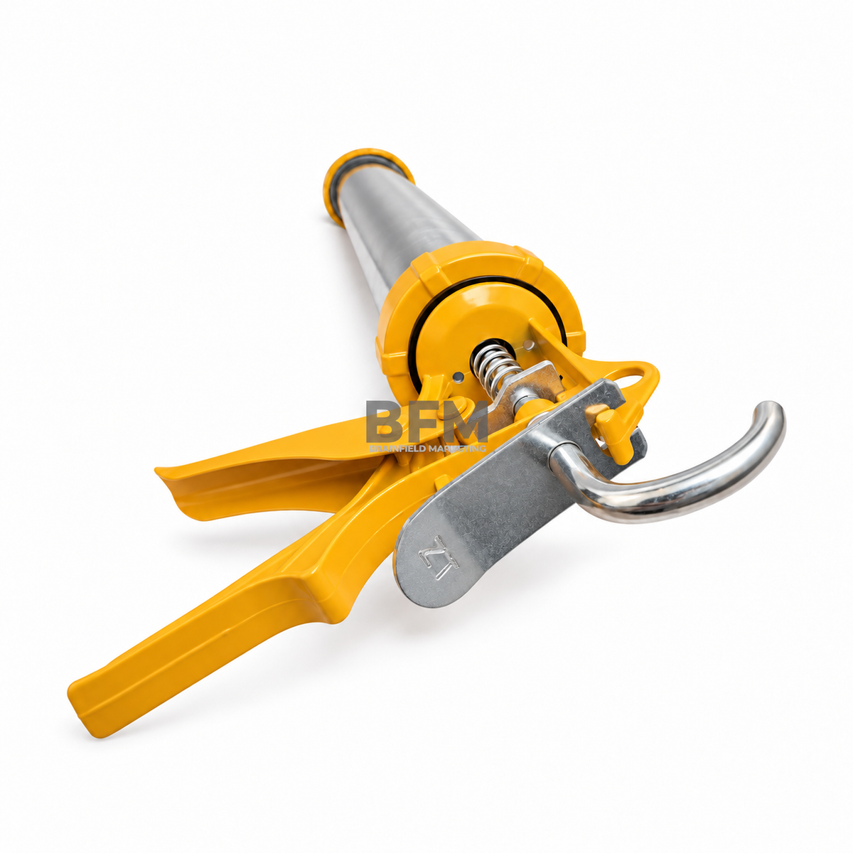 Enclosed Barrel Sealant Gun – Yellow & Silver