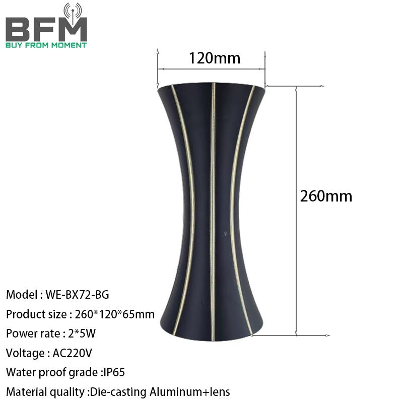 Wall light WE-BX72-BG