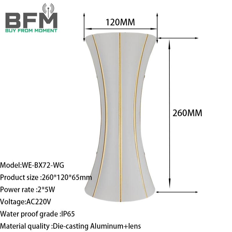 Wall light WE-BX72-WG